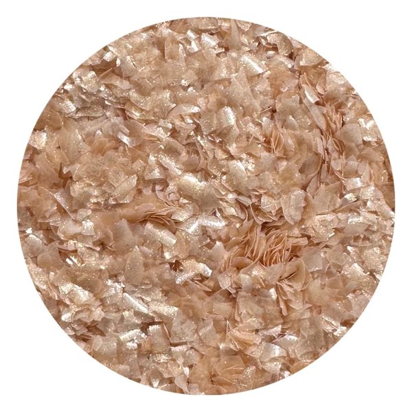 LIGHT GOLD METALLIC Edible Glitter flakes 1/4 oz. cakes, cupcakes, cookies By Oh! Sweet Art