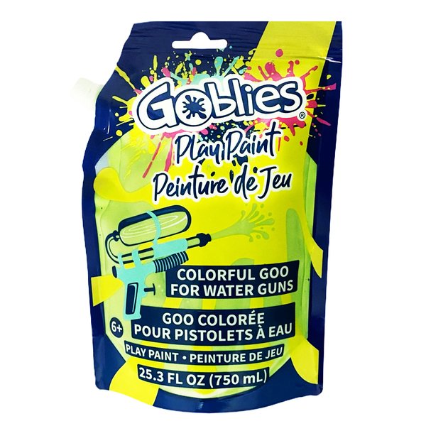 Goblies Play Paint Goo for Water Guns 25.3 Fl Oz (Green)