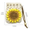 Hug & Love Handmade Crochet Finished Sunflower Soap Bags, Natural Cotton Soap Savers for Bar Soap, Foaming and Drying The Soap