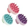 Hair Scalp Massager Soft Silicone Scalp Brush Shampoo Brush Scalp Exfoliator Scalp Massager for Hair Growth/Dandruff Removal, Head Massager for Hair Care Styling Tools Appliances (1x pink)