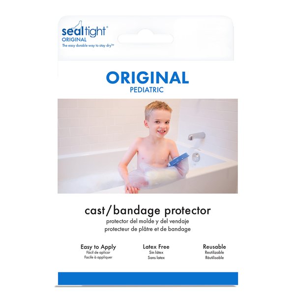 Brownmed - Seal-Tight Original Cast & Bandage Protector - Kid's Arm Cast Cover for Shower & Swimming - Waterproof Arm Bandage & Cast Cover - Durable Shower Cast Bag - Pediatric Small Arm