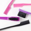 YOOHUA 24PCS Hair Edge Brush, Double Sided Edge Control Hair Comb Eyebrow Brush Smooth Comb Grooming (8Colors)