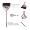 3 Pieces Hair Color Tool Set - Brush Kit for Salon & DIY Hair Coloring (Silver, Rose Gold, Gold)