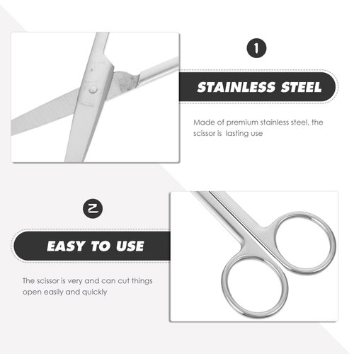 UEETEK 14 CM Stainless Steel Scissors Medical Surgical Operating Dissecting Straight Scissors