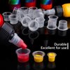 Tattoo Ink Caps Cups, Beoncall 1000Pcs Tattoo Disposable Ink Cups Small Size Pigment Cups Plastic Ink Holder (Small-1000pcs)………