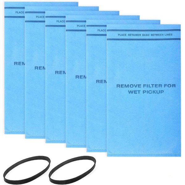 KEEPOW Wet Dry Vac Filter Fit for Stinger 2.5 to 5 Gallon Wet Dry Vacuum WS0255VA, Part# VF2000, 6 Pack