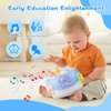 Toys for 1 Year Old Boy Girl Gift - Baby Drum Crawling - Light - Musical Toy for Toddlers 1-3 Learning Toys Tummy Time Toys for 12 Months + First Birthday Gifts for 1+Year Old Kids