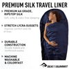 Sea to Summit Premium Silk Sleeping Bag Liner, Mummy w/Hood (82x37 inches)