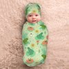 Jarverce Frog Swaddle Blanket, Unisex Baby Stuff, Soft Sleeping Bag Sack, Frog Baby Items Stuff