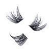Cluster Lashes Mixed Length Individual Lashes D Curl Lash Clusters Volume Eyelash Clusters DIY Lash Extension Kit Fluffy Cluster Eyelash Extensions (02-0.07D, 9-16mm)