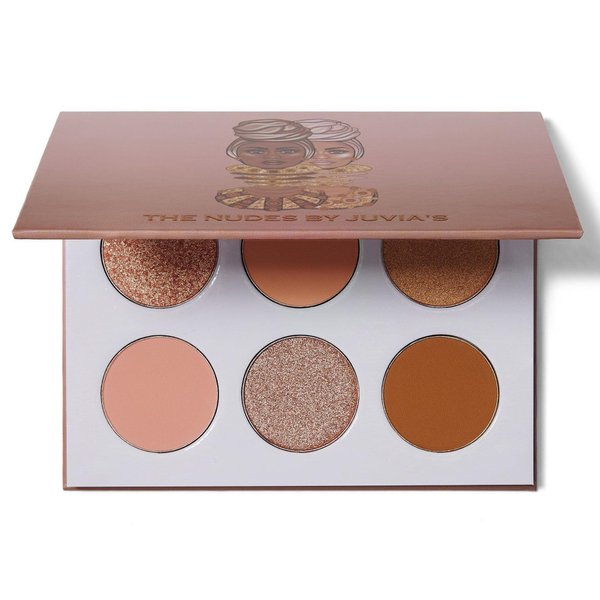Juvia's Place Neutral The Nudes - Blush, Sand, Shades of 6, Orange Bronze Eyeshadow Palette, Professional Eye Makeup, Pigmented Eyeshadow Palette for Eye Color & Shine, Pressed Eyeshadow Cosmetics