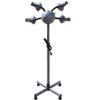 5 Heads Red Light Hair Dryer Stand Salon Heat Lamp Hair Dryer Stand with Rolling Base, for Hair Salon Hairdressing Drying Perming Processor