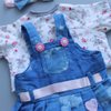 Reborn Baby Dolls Clothes Denim Skirt 5pcs Set for 17-23 Inch Newborn Baby Doll Girl&Boy Baby Doll Clothing Sets Outfit Accessories