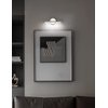 JUSHENG Modern Bathroom Vanity Light Fixtures Brushed Nickel Indoor LED Wall Sconce Lamps Over Mirror Lighting 16.54" Inch Cool White 6000K 7W 110V AC