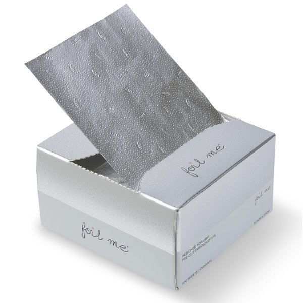 Foil Me Foils The Original Pre-Cut Pop Up Aluminum Coloring Foil for Highlighting - 500 sheets 5" x 10.75"