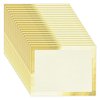 Juvale 50 Sheets Gold Foil Award Certificate Paper 8.5 x 11 for Printing - Blank Cardstock for Graduation, Diploma and Achievement (Ivory)