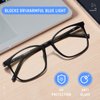 Gaoye Blue Light Blocking Glasses Women/Men, Computer Gaming Fake Eyeglasses Anti UV Ray-Spring Hinge (4 Pack, Matte Black & Leopard & Pink & Transparent)