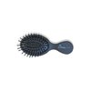 Essential Mini Hair Brush by BeaverStrong, Pocket-size Detangler Brush with Soft Bristles for Travel, Toddlers, Kids, Teens (Charcoal Black)