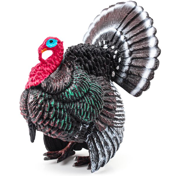LC JoyCre 3 Inch Animals Turkey Toys Turkey Figurine Farm Animal Figurines for Toddlers Preschool Animals Figures Eduactional Model Toy for Kids Party Decoration