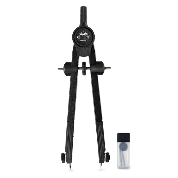 ALVIN Introductory Bow Compass Model 201 Ideal for Geometry Drafting and Engineering Drawing and Architecture Tool - 6" Inches