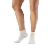 Ames Walker AW Style 141A Coolmax 8-15 mmHg Mild Compression Ankle Socks White Medium