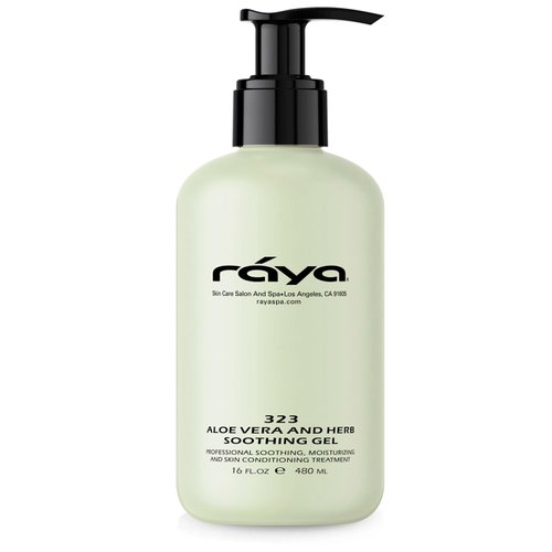 Raya Aloe Vera and Herbs Soothing Gel (323) | Effective, Soothing, and Moisturizing Treatment for the Face and Body | Comforts Dry, Chapped, and Irritated Skin