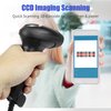 NetumScan USB 1D Barcode Scanner, Handheld Wired CCD Barcode Reader Supports Screen Scan UPC Bar Code Reader for Warehouse, Library, Supermarket