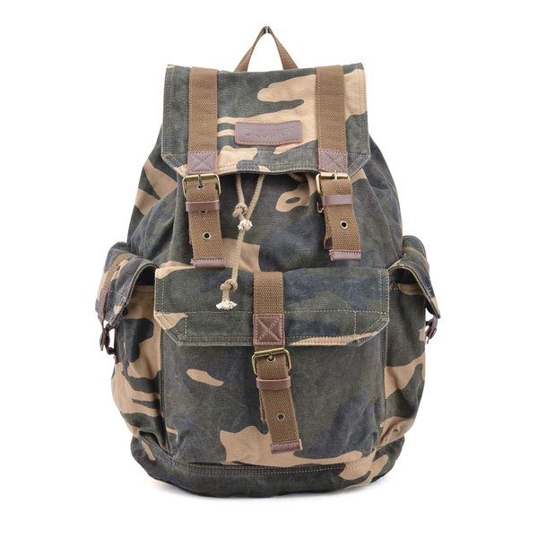 Gootium 21101CAM Specially High Density Thick Canvas Backpack Rucksack (camouflage)