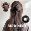 Bun Maker Clip, TOBATOBA 3 Pcs Bird Nest Hair Clips, Expandable Ponytail Holder for Women, Ponytail Hairpin Curling Iron, Hair Claw Clamps Ponytail Hair Clip Hair Accessories for Women and Girls