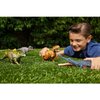 Mattel Jurassic World Wild Roar Dinosaur Toy with Sound & Attack Move, Megalosaurus Posable Action Figure Includes Digital Play, 11 inches Long