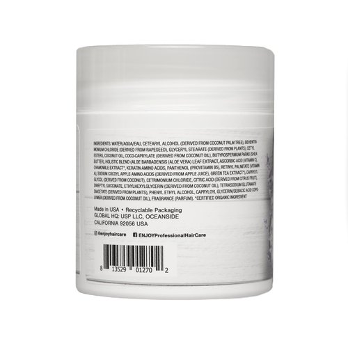 Enjoy Hair Care Holistic Hair Mask, Conditioner For Damaged Hair, Hair Conditioner, Hair Mask For Damaged Hair, Hair Products - 6.2 Oz