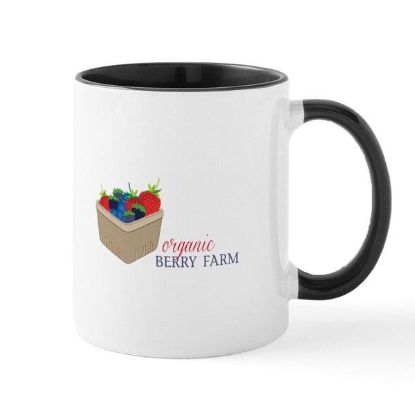 CafePress Organic Berry Farm Mugs 11 oz (325 ml) Ceramic Coffee Mug