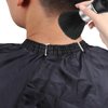 EHJYO Barber Cape Professional Hair Cutting Cape with Neck Duster Brush, Waterproof Salon Cape, Hair Cutting Accessories(Black)