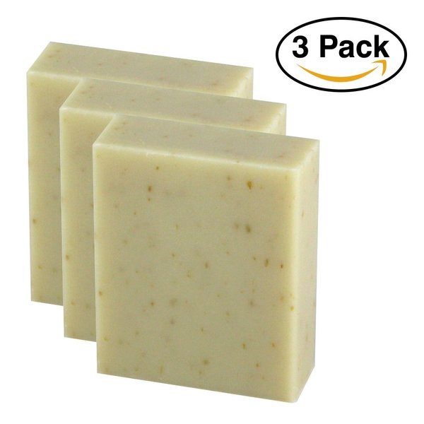 100% All Natural Vegan French Milled Almond Scented Soap Bar From Australia 100% All Natural Vegan French Milled Almond Scented Soap Bar From Australia (3-pack)