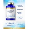 Carlyle L-Lysine 500 mg | 250 Caplet Capsules | Amino Acid Supplement | Vegetarian, Non-GMO & Gluten Free
