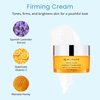 Luminous Facial Oil and Face Firming Cream Set - Anti-Aging Skin Care Duo to Reduce Fine Lines, Wrinkles & Strengthen Skins Barrier with Vitamin C & Manuka Honey