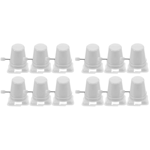 12pcs Clockwork Walking Movement, Wind-up Dancing Walking Robot Toy DIY Clockwork Toy Easter Clockwork Toy Clay Craft Accessory for Kids Child Easter