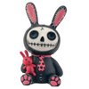 Black and Pink Bunny Bun-Bun Furry Bones Collectible Figurine