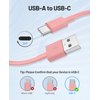 3Pack Car Carplay Cable for iPhone 16 15 Pro Max 15 Plus Car Charger Cord,3FT[Apple MFi] USB A to USB C Cable Carplay Adapter Cord Fast Charging for iPhone 15 16 Plus,iPad Pro13/11,iPad Air 5/4-Pink