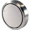 Westbrass A493CH-07 Patented Deep Soak Round Replacement 2-Hole Bathtub Overflow Cover for Full and Over-Filled Closure, Satin Nickel