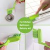 Living&Giving Grout Brush, (4 in 1) Grout Cleaner Brush, Tile Joint Scrub Brush with Handle, Stiff Cleaning Brush for All of The Household Such as Shower,Bathroom, Kitch, Seams, Floor Lines