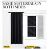 NICETOWN Halloween Black Out Curtain Panels for Kitchen - Energy Smart Decoration Thermal Insulating Blackout Drapes/Draperies for Small Window (2 Panels, 34 inches Wide by 45 inches Long)
