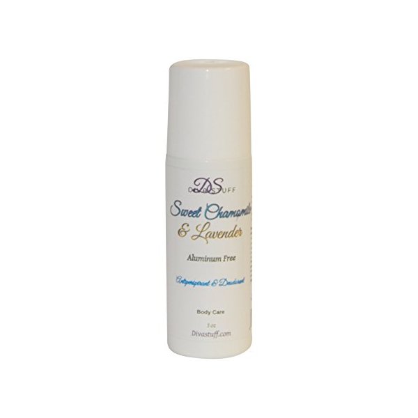 Sweet Chamomile & Lavender Aluminum Free Deodorant, All Natural, Safe, Made in The USA, Diva Stuff