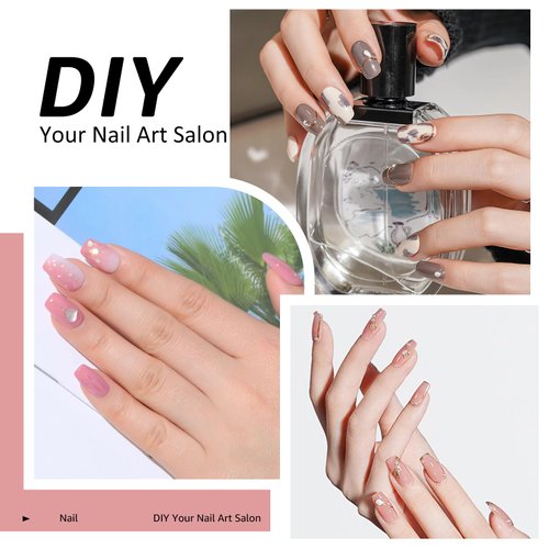 Quaferen Extra Short Nail Tips: 600Pcs Square Nail Tips Half Cover Acrylic Nails Clear Nail Tips for Nail Extension 12 Sizes With Box