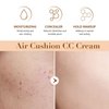 2024 New Mushroom Head Air Cushion Cc Cream, Air Cushion Cc Cream Mushroom Head, Cc Cream Face Makeup, Indicativet Mushroom Head Cc Cream Foundation (Natural, 1pcs)