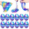 kykake 12Pcs Slime Party Favors, Galaxy Slime Ball Party Gifts - Stretchy Stress Relief, and Safe for Girls and Boys - Classroom Reward, Valentine's Day Party Supplies