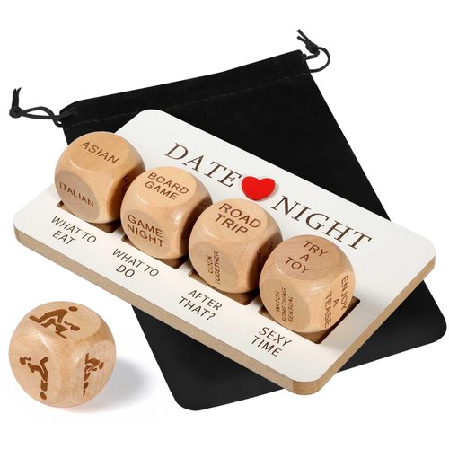 Couples Gifts for Anniversary, Birthday Gifts for Him Husband, Naughty Date Night Games Decision Dice Presents for Boyfriend Girlfriend, Valentine's Day Christmas Funny Gifts for Her Wife