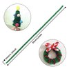 Cuttte Pipe Cleaners Craft Supplies - 100pcs Dark Green Pipe Cleaners Craft Kids DIY Art Supplies, Pipe Cleaner Chenille Stems, Dark Green Pipe Cleaners Bulk (6 mm x 12 inch)