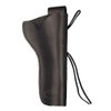 Barsony Black Leather 49-er Style Gun Holster for Ruger Super Blackhawk Left