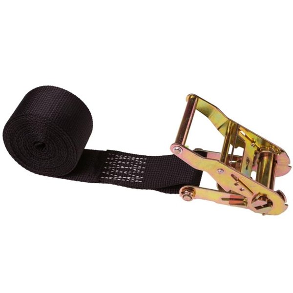 US Cargo Control, Endless Ratchet Straps, 2 Inch Wide X 15 Foot Long, Black Ratchet Straps, Wide Handle Ratchet Tie Down, Endless Cargo Straps, Dependable Utility Strap for Cargo Bundling